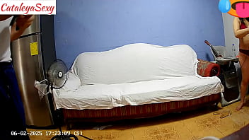 Backstage before sex big ass model in sexy outfit getting ready for new production