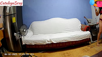 Backstage before sex big ass model in sexy outfit getting ready for new production