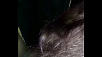 Jennifer first time at the gloryhole but hell she made him cum