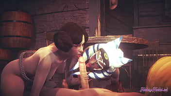 Starwars hentai threesome ahsoka leia 3d 4k Starwars hentai threesome ahsoka leia 3d 4k
