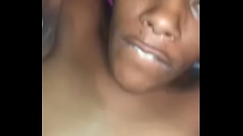 Sexy ebony woman piped down