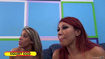 Seven squirting orgasms busty stripper natasha’s first threesome – squirt god 4k