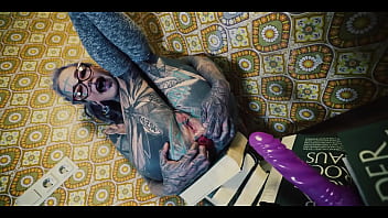 Gaping hole drenched in piss over books and toys