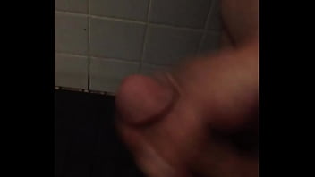 Public bathroom cum shot Public bathroom cum shot