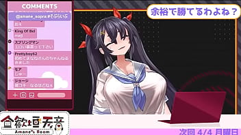 Virtual youtuber amane's ten countdown cum lewd voice her huge boobs made by hentai artist asanagi 2 27 zero repeat 20times jerk off challenge