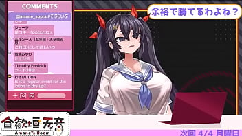Virtual youtuber amane's ten countdown cum lewd voice her huge boobs made by hentai artist asanagi 2 27 zero repeat 20times jerk off challenge