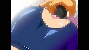 Hentai blue hair woman tied up and played with