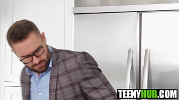 Tiny stepdaughter flip fucked