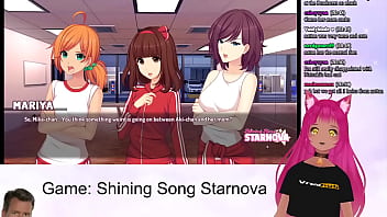 Vtuber lewdneko plays shining song starnova aki route part 4