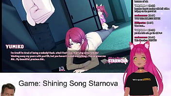 Vtuber lewdneko plays shining song starnova aki route part 4