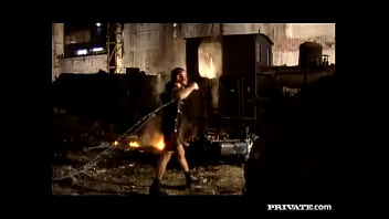 Chained collared and fucked love rubber