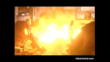 Chained collared and fucked love rubber