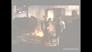 Chained collared and fucked love rubber