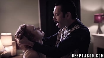 Young stepdaughter punished by daddy