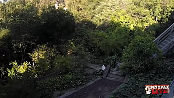 Outdoors sunbathing with redhead penny pax & blonde kendra cole