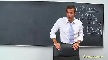 Blonde britney young fucks a professor