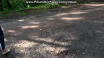 Arranged a couple hard sex after a picnic