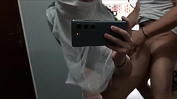 Religious muslim gets cum in her ass after hard fucking hijab hookup