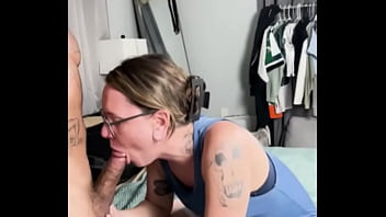 Facetiming my step son while i suck his bully's dick