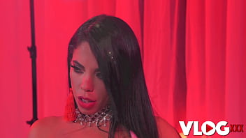 Busty megan fiore's bts moments turn into a pussy pounding