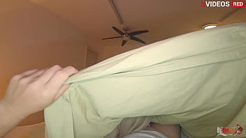 Sexy stepmom came to my bed to get a load of cum in the ass