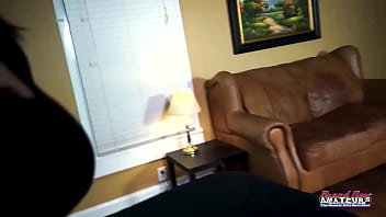 Busty brunette coed trinity loves riding a cock in different positions