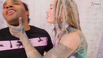 Tattooed girl bbc anal fuck deepthroat atm facial cumshot