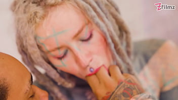 Tattooed girl bbc anal fuck deepthroat atm facial cumshot
