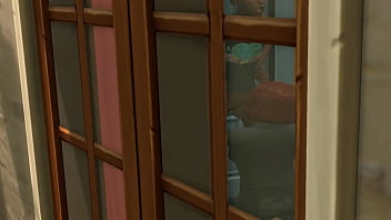 Bartender giving head