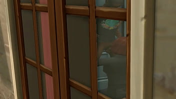 Bartender giving head