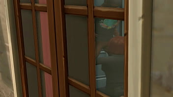 Bartender giving head