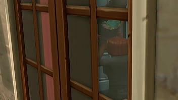 Bartender giving head