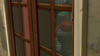 Bartender giving head