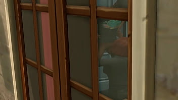 Bartender giving head