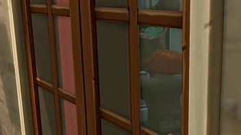 Bartender giving head