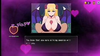 性感美麗的女人快樂的自願替男人服務