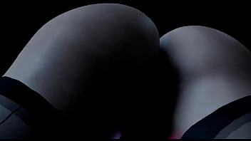 Striptease with a hot cougar with big tits that dances with music 3d porn