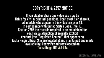 Yoga coach kenny kong cums on tasha reign's ass & pussy hole