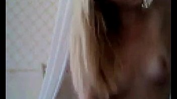 Blonde girl does a striptease Blonde girl does a striptease