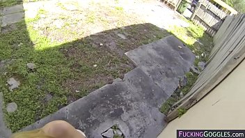 Julia sucks a cock in public for a ride