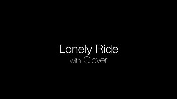 Stunning girlfriend clover is playing with a huge vibrator