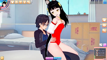 Nagato sucks and fucks lucky guy