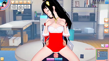 Nagato sucks and fucks lucky guy