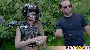 Beautiful sporty milf uniform fetish fuck