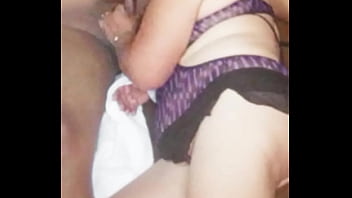 My 70 year old mature milf boss giving me a good blowjob