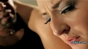 Busty chick devours a big black cock