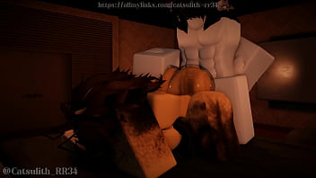 Rough fuck in a cheap hotel room