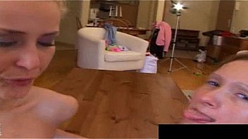 These horny blonde are having watersports session and peeing on each other