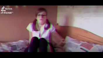 Uniform girl for fun online with big men