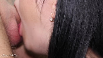 Very sloppy deep throat my mouth ends up covered in milk